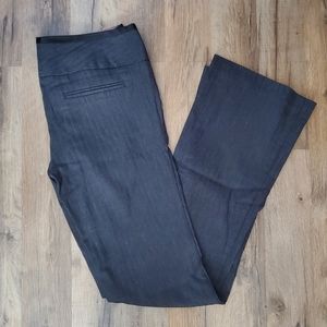 Stooshy Bootcut Slacks Dark Gray